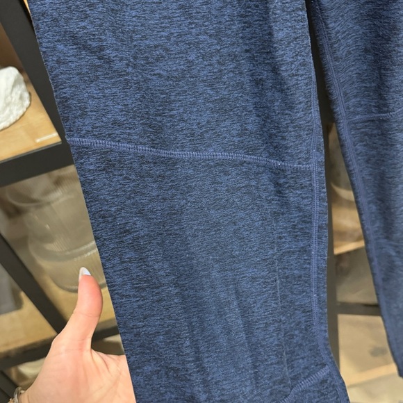 Outdoor Voices Cloudknit Sweatpant Navy mid rise soft stretchy loungewear travel - Picture 4 of 7